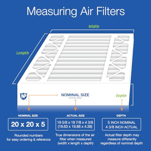 Nordic Pure 20x20x5 Pleated MERV 15 Plus Carbon Air Filter 1 Pack - style: MERV 15 + Carbon