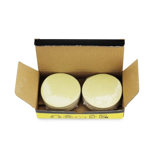 BHA 3" Gold Hook & Loop Sanding Discs for DA Sander, 320 Grit - 50 Pack - style: 320 Grit