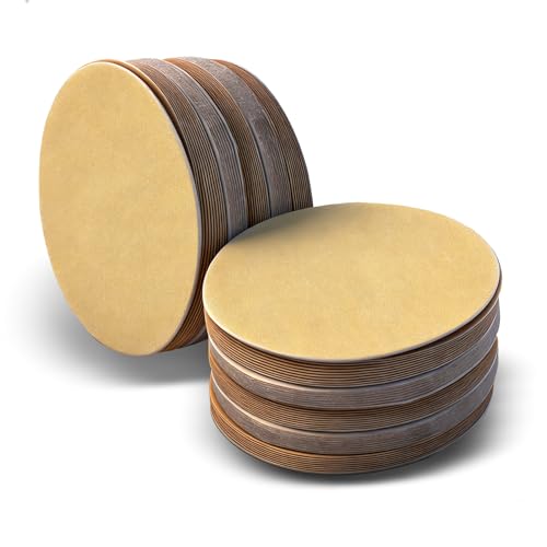 waltyotur 100Pcs Hook and Loop Sanding Discs 6 Inch NO-Hole 80-Grit Sandpaper Sanding Discs Hook and Loop Round Sandpaper for Polishing Accessories - size: 80-Grit, style: 6 Inch