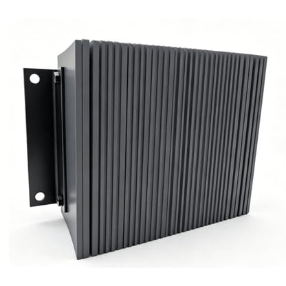 Laminated Rubber Loading Dock Bumper 15x10x6.5 Inches for Warehouse Shipping Dock with Mounting Bolts