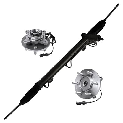 Detroit Axle - 4WD Front Rack and Pinion Wheel Bearing Hubs for 2003-2006 - size: 3WX1900249_W/B