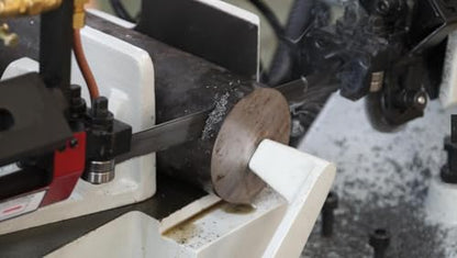 Metal Band Saw, 10 in Round, KAKA INDUSTRIAL BS-1018R - style: 10 Inch Swivel Head Mitering Horizontal Bandsaw