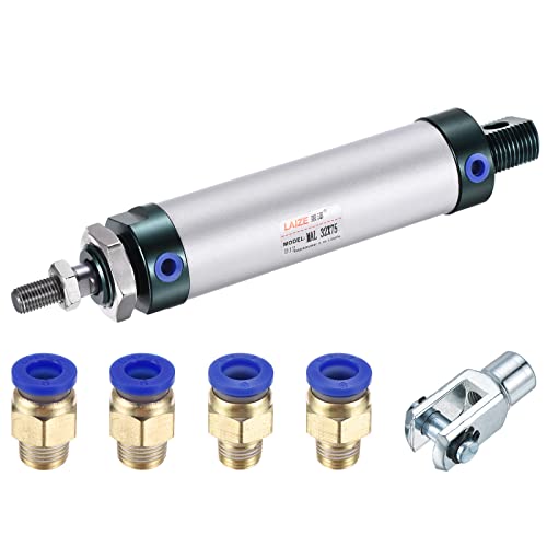MECCANIXITY Pneumatic Air Cylinder MAL32X75 32mm Bore 75mm Stroke - size: 32X75 mm