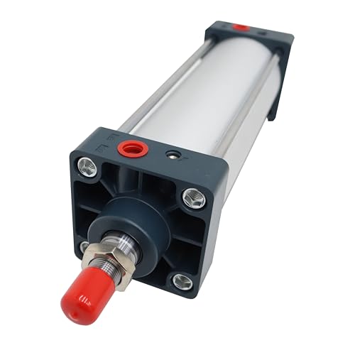 Pneumatic Standard Cylinder SC 100 x 300 PT 1/2 Bore:4" Stroke:12" Rod Dual Action - size: 300mm Stroke 100mm Bore
