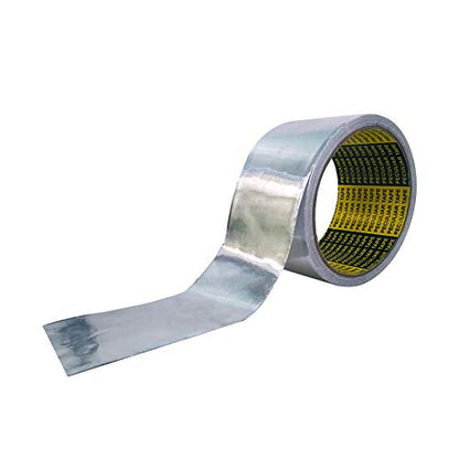 HEATIT aluminum Foil Tape Professional grade 2 inch x 30 feet (10yard length) Thick 5.3mil (2.4mil foil and 2.9mil backing paper) For HVAC, Ducts, Pipes, Metal repair, Heating Cable application etc