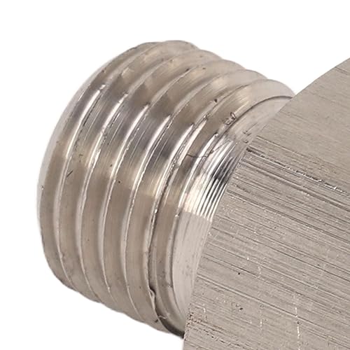 Ejoyous Oil Pressure Gauge Sensor Adapter, 1/8in NPT Female to M10 X 1.0 Male Pressure Gauge Sender Adapter Stainless Steel Leakproof Universal for Cars
