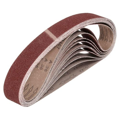 HARFINGTON 1 x 42 Inch Sanding Belts, 12 Pcs 36 Grits Aluminum Oxide Abrasive Belt Sander File Belt for Woodworking, Metal Polishing, Knife Sharpener - size: 1 x 42 Inch(36 Grit)