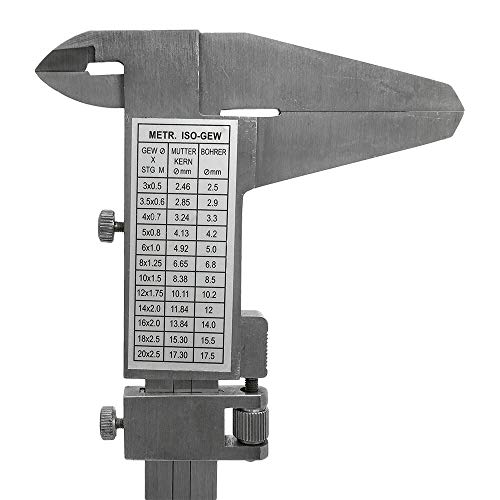 8 Inch Hardened and Ground Stainless Steel Precision Vernier Caliper 4 Way