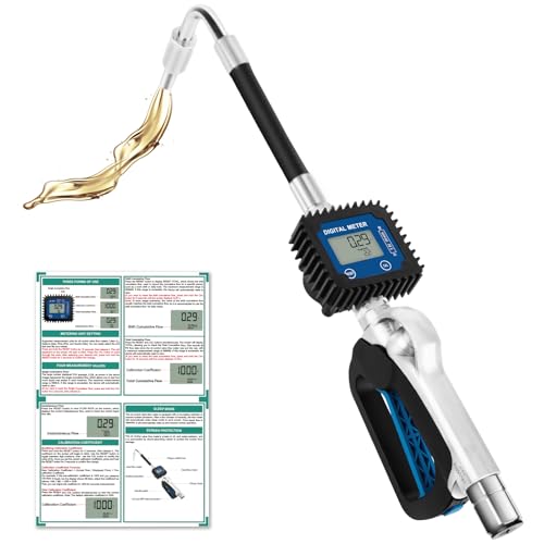 Digital Oil Control Valve Meter Dispenser Nozzle 10 GPM / 35 LPM - size: Digital