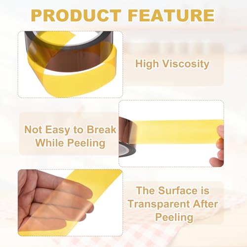 uxcell Heat Tape,30mmx33m(108ft) Heat Transfer Tape(0.08mm T,Brown) - size: 30mm