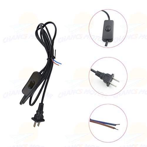 CHANCS Permanent Magnet Synchronous Gear Motor 60KTYZ 110V 80/96r/min CW/CCW with Brakcet and Switch Plug Extension - size: 80/96r/min+ Bracket+Power cable