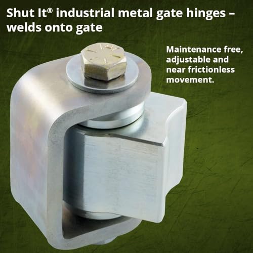 D&D CI3520 Shut It 100 Year Heavy Duty Weld-On Gate Hinge, 1pc