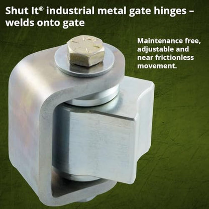 D&D CI3520 Shut It 100 Year Heavy Duty Weld-On Gate Hinge, 1pc