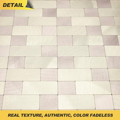 Yipscazo Peel and Stick Backsplash Tile, Stick on Stainless Steel Backsplash Metal Tiles for Kitchen Walls in Champagne Gold (12''x12'',10 Sheets) - color: Champagne Gold