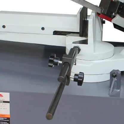 KAKA INDUSTRIAL BS-75G Metal Band Saw, 7.8 x 4.7 in Miter - style: 7.8"x4.7" Swivel Head