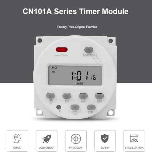 Programmable Timer Relay Digital LCD Display DC 12V Timer Switch