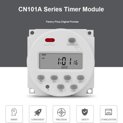 Programmable Timer Relay Digital LCD Display DC 12V Timer Switch