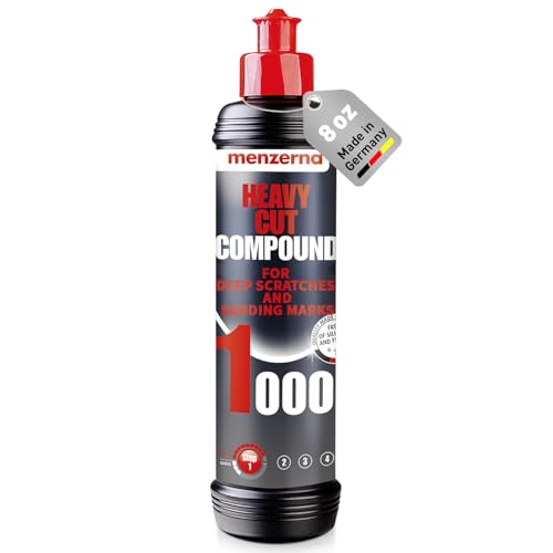 menzerna Heavy Cut Compound 1000 I Abrasive Polishing Compound I 8 fl oz - color: Heavy Cut 1000 (8oz)