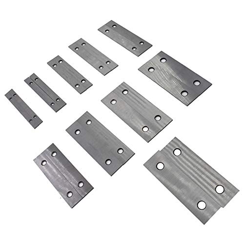 10 Pair 1/8 x 6 Inch Thin Parallel Bars Set, with 2 Holes