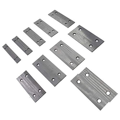 10 Pair 1/8 x 6 Inch Thin Parallel Bars Set, with 2 Holes