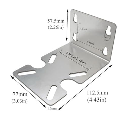 Stainless Steel Water Filter Housing Bracket with Screw