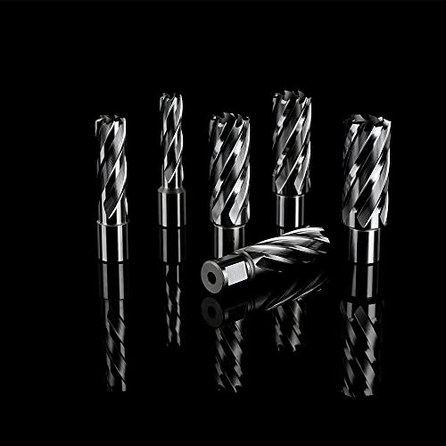 OSCARBIDE 8pc HSS Annular Cutter Set, 2" Cutting Depth,9/16" to 1-1/16"Dia