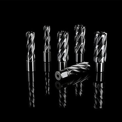 OSCARBIDE 8pc HSS Annular Cutter Set, 2" Cutting Depth,9/16" to 1-1/16"Dia
