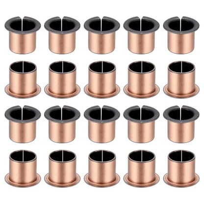 uxcell 40Pcs Flanged Sleeve Bearing, 14mm Bore x 16mm OD x 16mm Length - size: 14×16×16mm