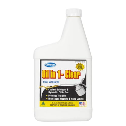Oil in 1-Clear 1 qt All-Purpose Steel Cutting & Tapping Fluid