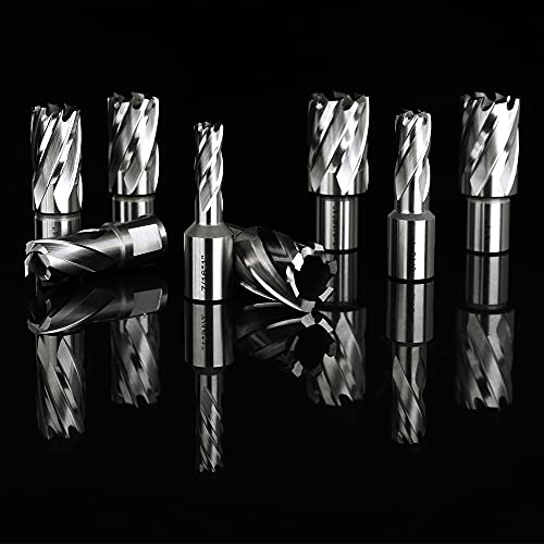 OSCARBIDE 13pc HSS Annular Cutter Set,1" Cutting Depth,1"/16" to 1-1/16"Dia