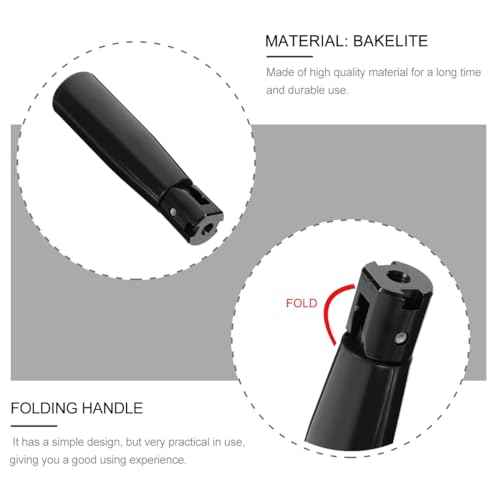 iplusmile Foldable Crank Handle Revolving Handle Replacement for Lathe Milling Woodworking Printing Machinery 3.93 in 2 Pack