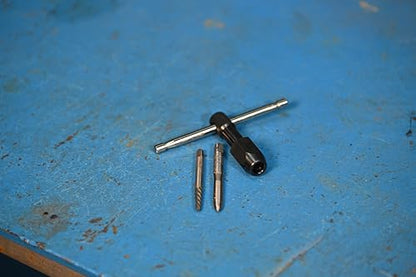 Century Drill & Tool 98501 T-Handle Tap Wrench, 0"-1/4", 3.0-6.0mm - size: 0" to 1/4", 0.00 to 6.0M