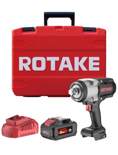 ROTAKE 20V 3/4" Pro Heavy-Duty Cordless Impact Wrench Kit, 1780 FT-LBS, TB5 - size: 3/4" (1780 ft-lbs) TB5