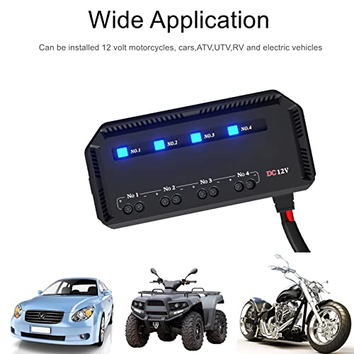 12v Fuse Block, Motorcycle Fuse Box 20A Low Profile Terminal Block