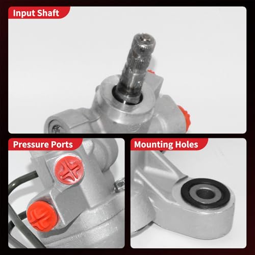 PHOBOOS Hydraulic Power Steering Rack and Pinion Fit for Honda Accord - size: 26-2746
