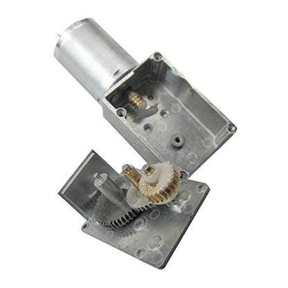 CHANCS 370WG 6V DC 40RPM Engine Mini Turbine Worm High Torque for DIY Mini Geared Motor - size: ‎6V, style: 40RPM