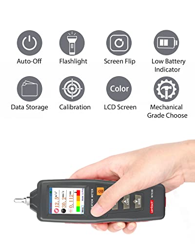 Wintact Handheld Vibration Meter, Digital Vibration Analyzer Tester