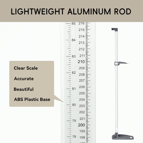 Height Measurement Portable Stadiometer Height Rod 8-85 inch