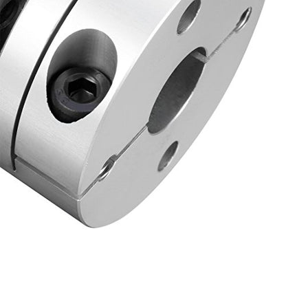 uxcell 12mmx15mm Clamp Tight Motor Shaft 2 Diaphragm Coupling Coupler - size: 12-15mm