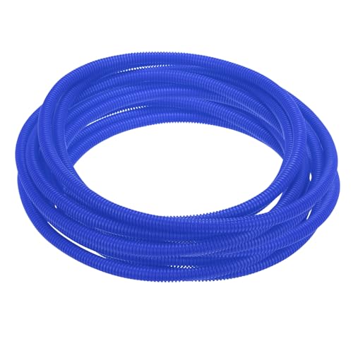 MECCANIXITY Plastic Split Wire Loom Tubing 1/2"(12mm) ID 50FT(15m), Blue - color: Blue, size: 1/2"(12mm) ID x 50FT(15m)