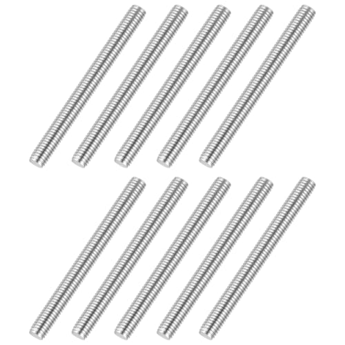 M5-0.8 Fully Threaded Rod 55mm Length Coarse Thread 10Pcs - size: M5‑0.8 55mm
