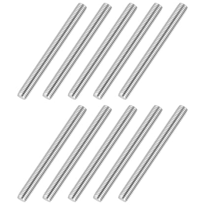 M4-0.7 Fully Threaded Rod 50mm Length Coarse Thread 15Pcs - size: M4‑0.7 50mm