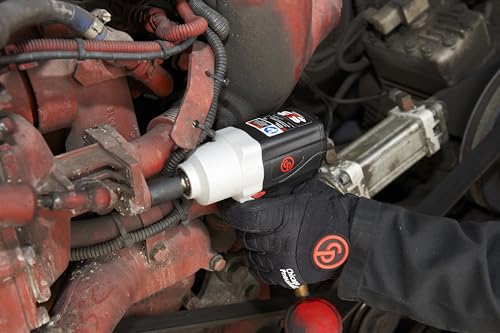 Chicago Pneumatic CP7739 Air Impact Wrench (1/2 Inch), Air Impact Gun Industrial Repair & Assembly Tool, Pistol Handle, Twin Hammer, Max Torque Output 450 ft. lbf/610 Nm, 9900 RPM