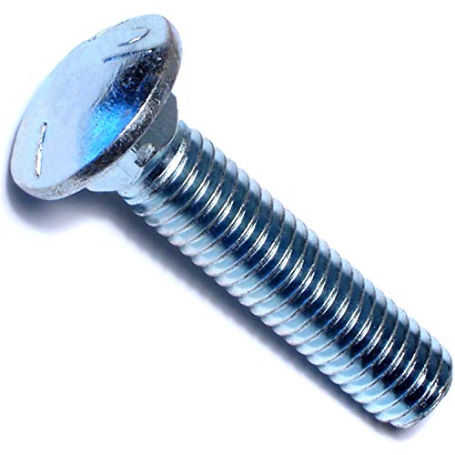 Hard-to-Find Fastener 014973453244 Carriage Bolt Grade 5, 7/16-14 x 2, Piece-6 - size: 7/16-14 x 2"