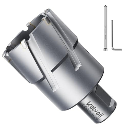 Kolvoii TCT Annular Cutter 1‑5/8" Diameter x 1‑3/8" Depth, Mag Drill Bit - size: 1-5/8" x 1-3/8"