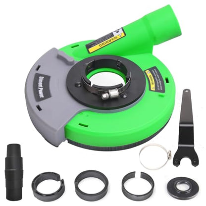 Dust Shroud for Angle Grinder 4.5 Inch /5 Inch Universal Surface Grinding Shroud for Concrete, Cement, Marble, Rock, Granite（115mm / 125mm） - style: 5 in dust shroud