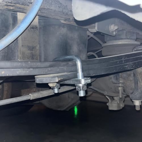4 Pack Square U-Bolt for Trailer- Fits 2 Inch Wide Leaf Springs, Galvanized Steel Clamp Set, Secure Fit for Truck, Boat and Trailers - size: Fits Up To 2 Inch Wide Leaf Springs