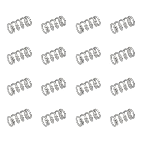 uxcell 50Pcs 304 Stainless Steel Compression Springs,0.8mmWD, 5mm ODx10mm L - size: 5mmx10mm