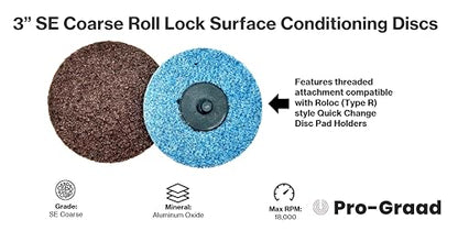 3" SE Coarse R-Type Surface Conditioning Disc, 18082, 25 Pack - style: 3 inch