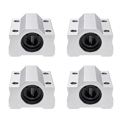 4PCS SCS10UUU Linear Bearing Block Linear Ball Bearing Pillow Block